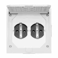 vloerstopcontact dubbel