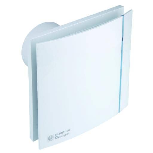 Europlast badkamerventilator 100 mm antraciet met timer - EE100TA