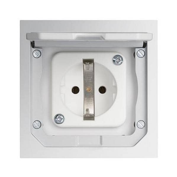 vloerstopcontact grijs