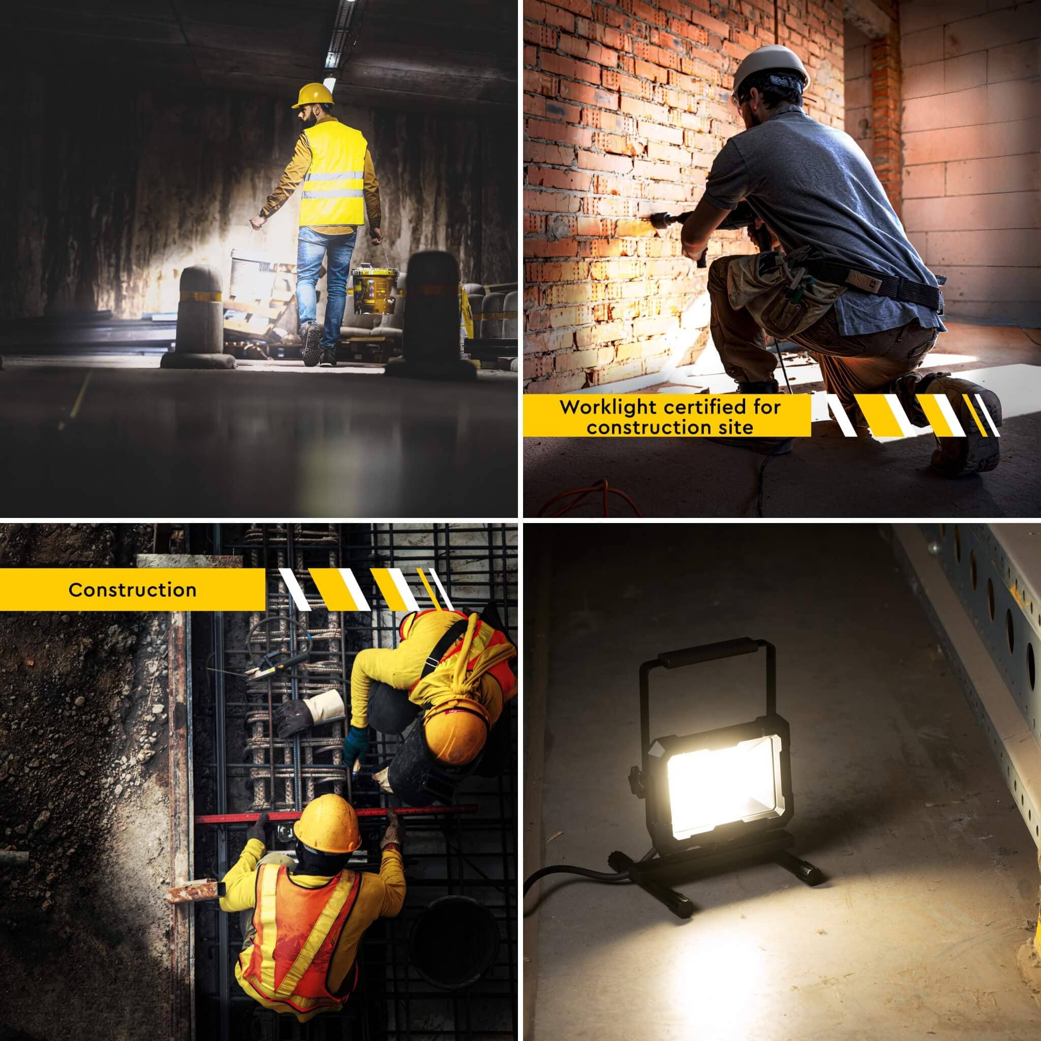 led bouwlamp toepassing